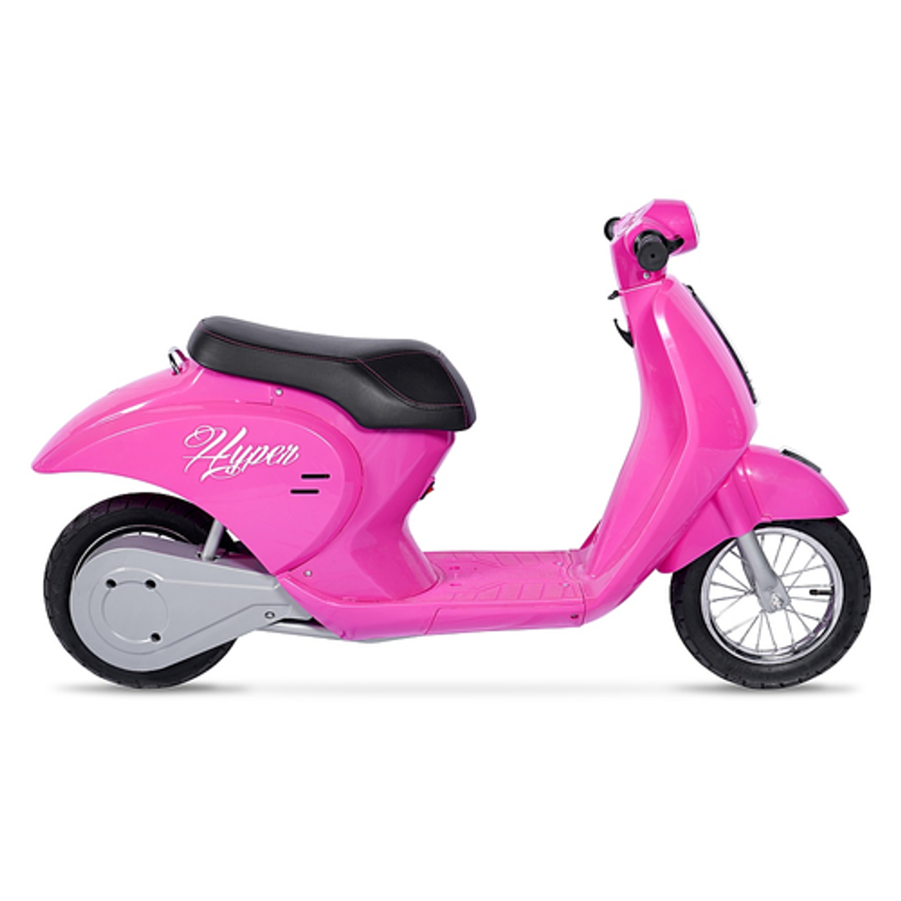 Hyper - 24V Retro Scooter, Powered Ride-on with Easy Twist Throttle,  for Kids Ages 13 Years and Up - Pink