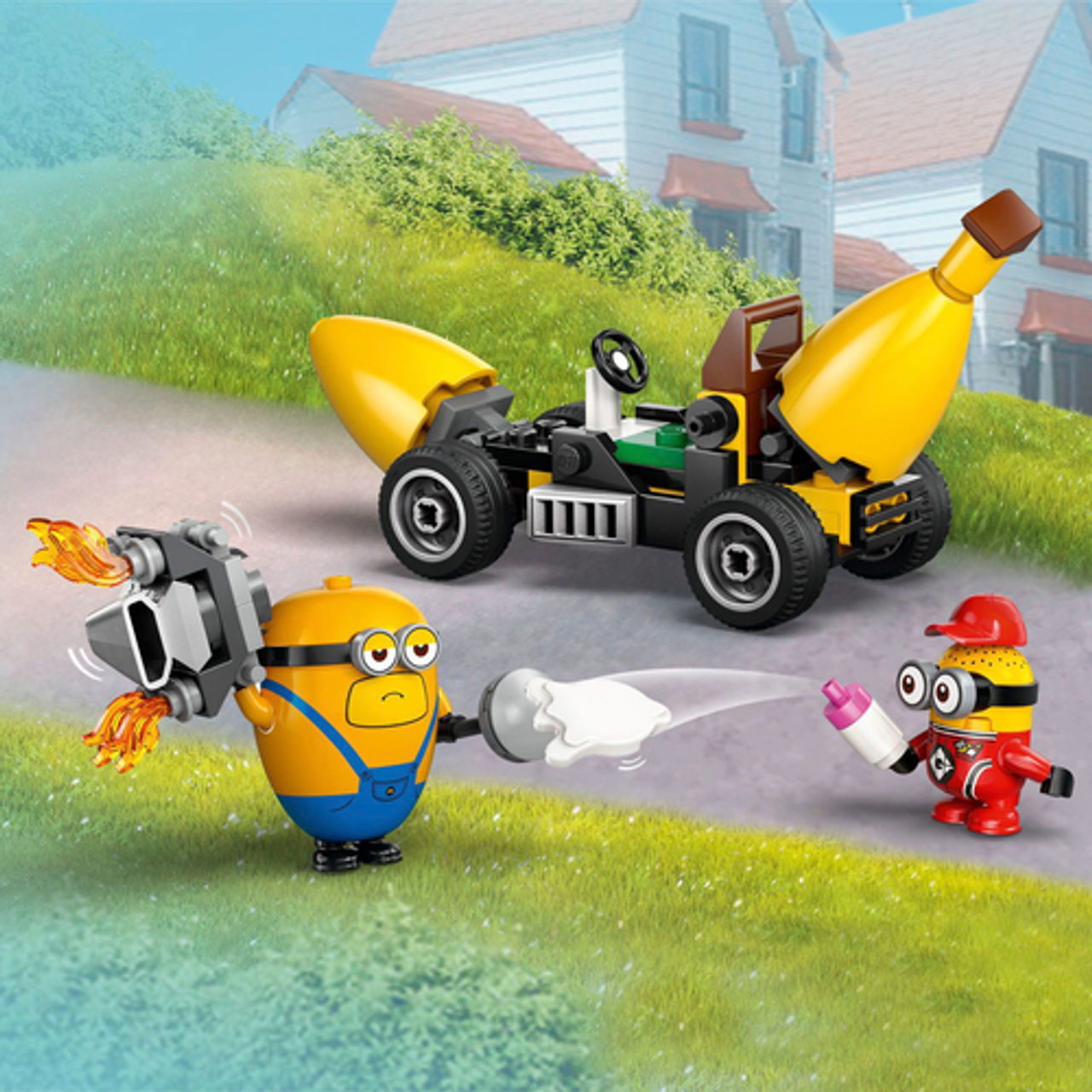 LEGO - Despicable Me 4 Minions and Banana Car Toy 75580