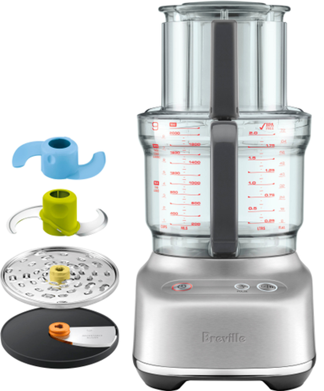 Breville - the Sous Chef 9-Cup Food Processor - Brushed Stainless Steel
