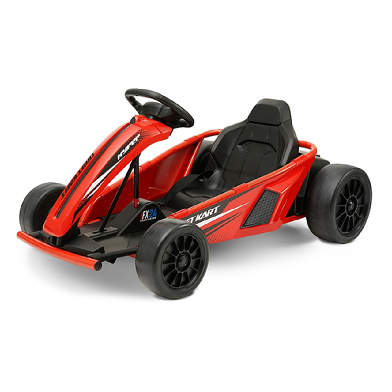 Hyper - 24V Drifting Go Kart Ride On for Kids, Red - Red