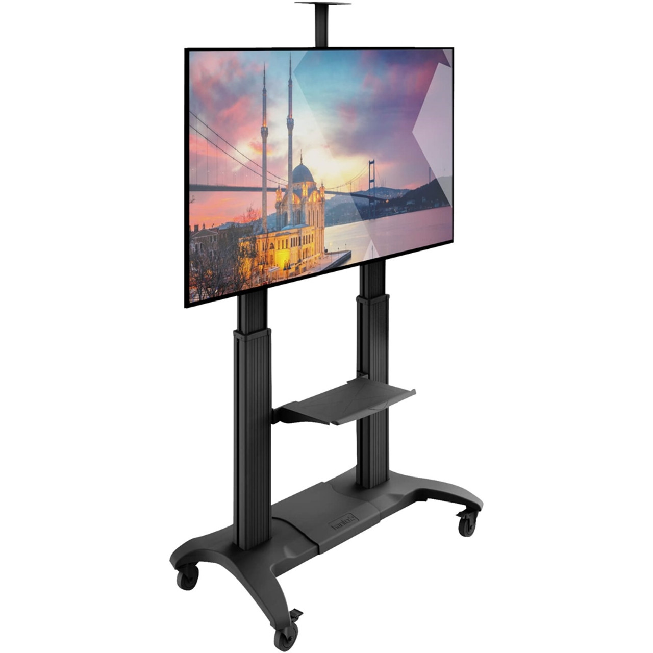 Kanto - MTMA TV Cart for Most Flat-Panel TVs Up to 100" - Black