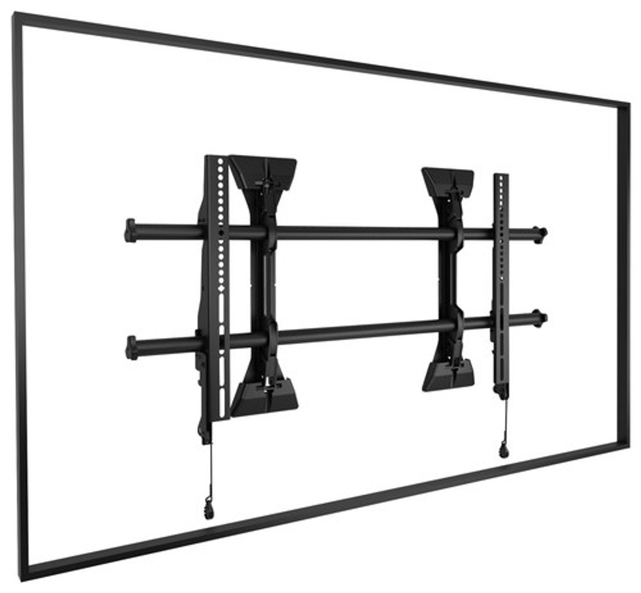 Chief - Fusion Fixed TV Wall Mount for Most 37" - 63" Flat-Panel TVs - Black