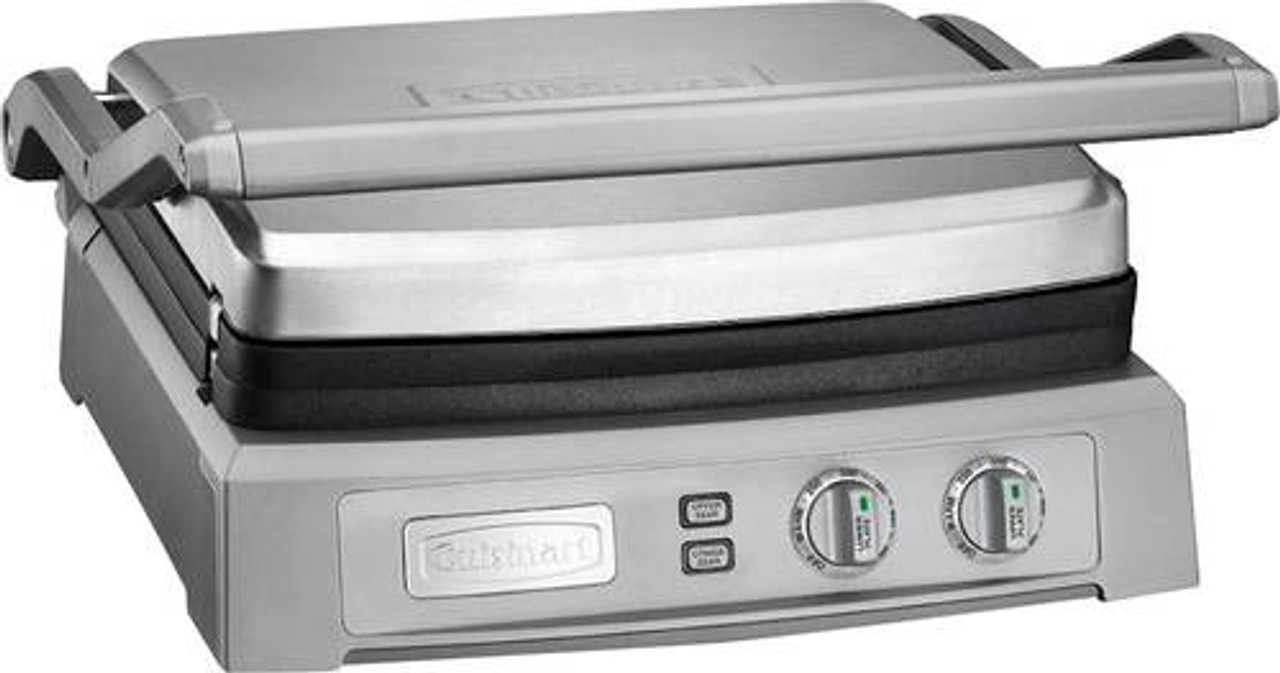 Cuisinart - Griddler Deluxe Electric Griddle - Stainless Steel