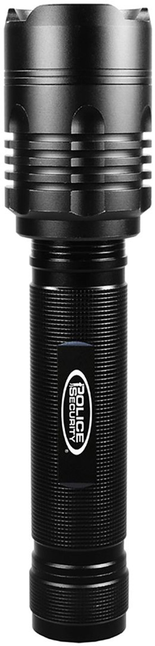 Police Security - Elite 3300 Lumen LED Flashlight - Black