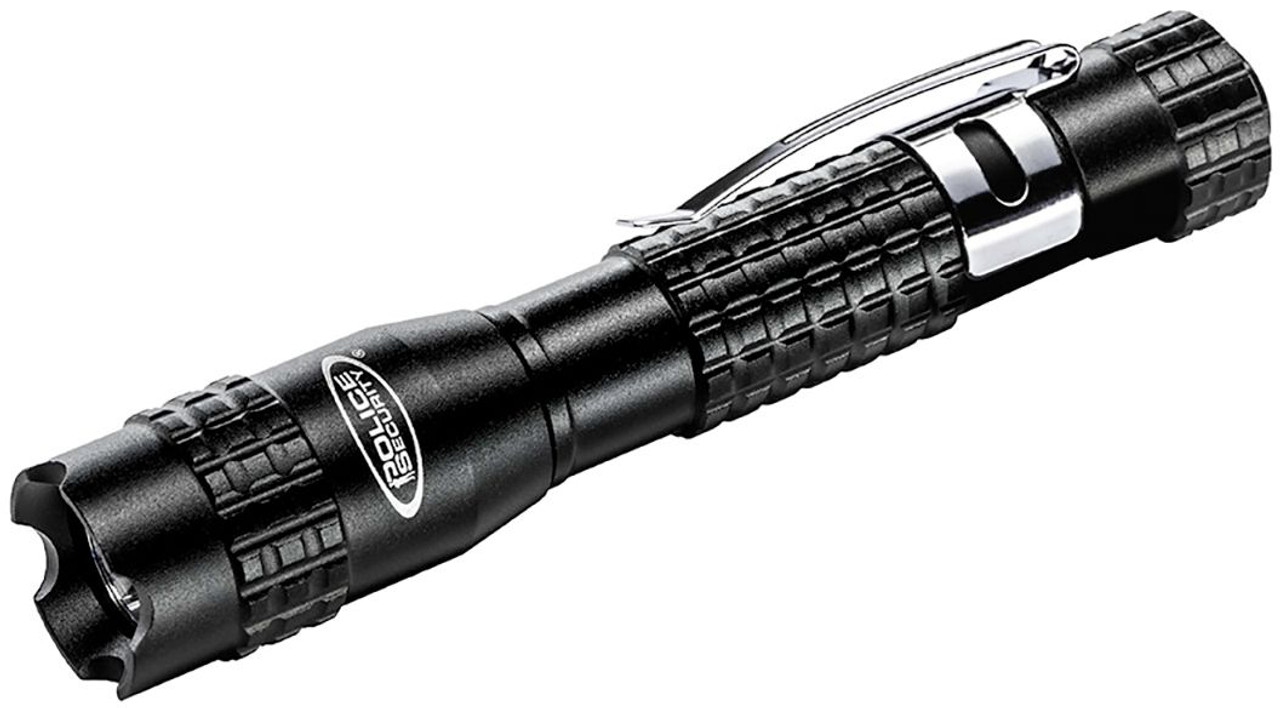 Police Security - 45 Lumen LED Flashlight - Black