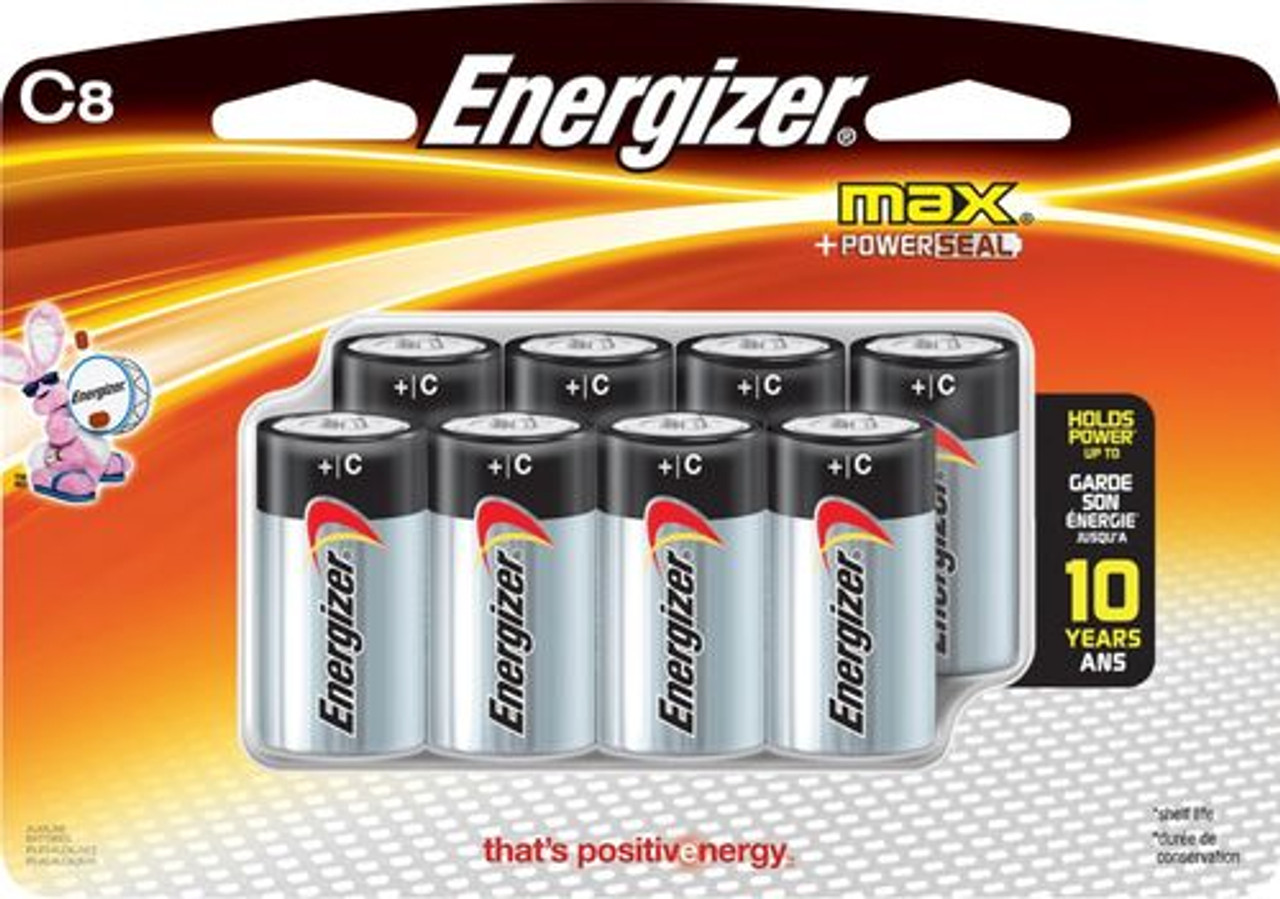 Energizer - MAX C Batteries (8-Pack)