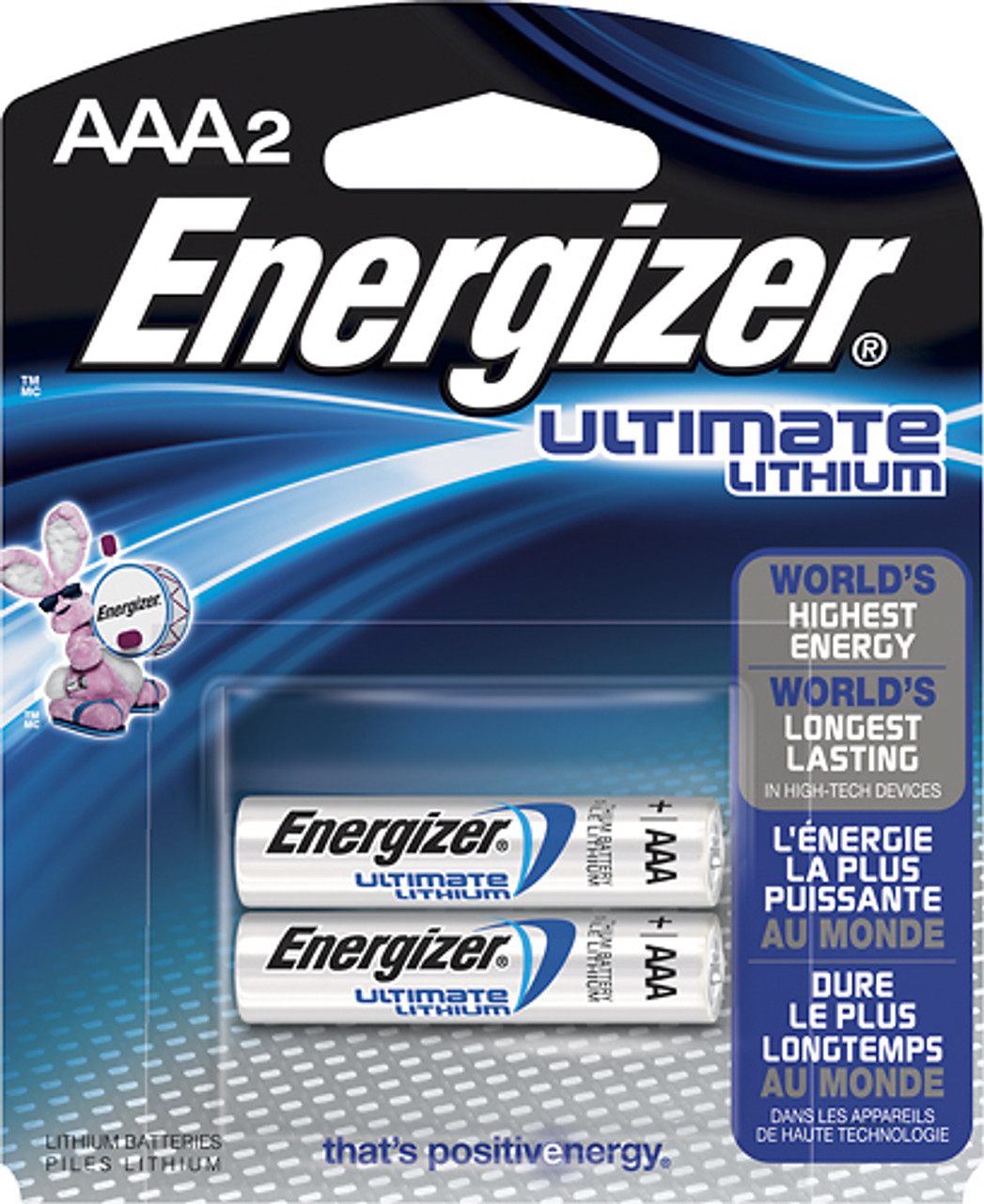 Energizer - Ultimate Lithium AAA Batteries (2-Pack)