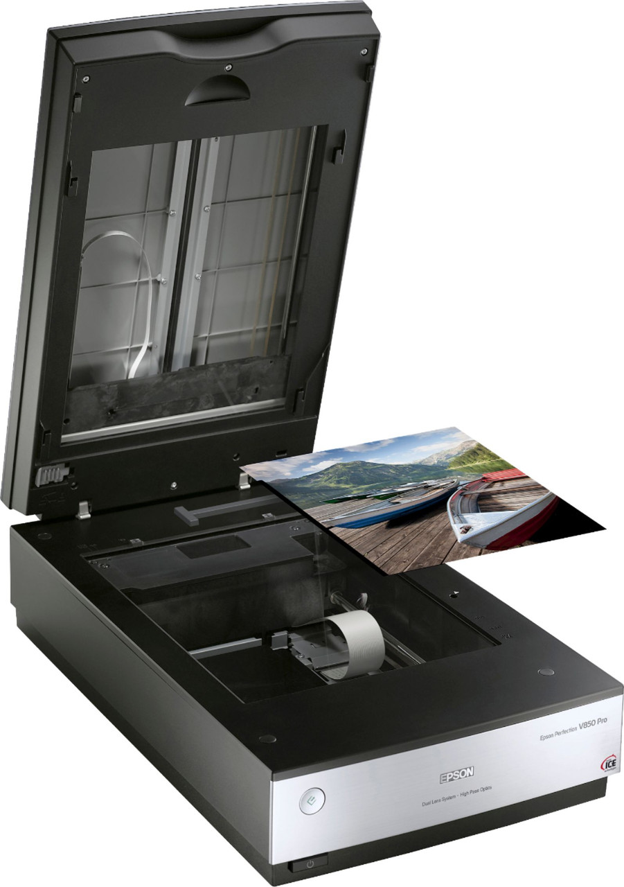 Epson - Perfection V850 Pro Photo Scanner - Gray