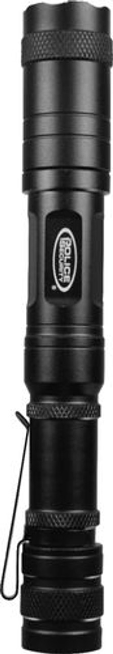 Police Security - 300 Lumen LED Flashlight - Black