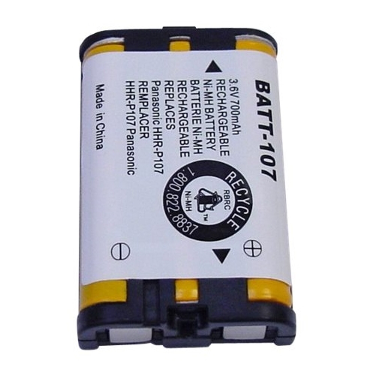 DENAQ - Nickel Metal Hydride Battery for Panasonic KX-TG3510, TG6051-02, TG6051-06 and TG6051-07