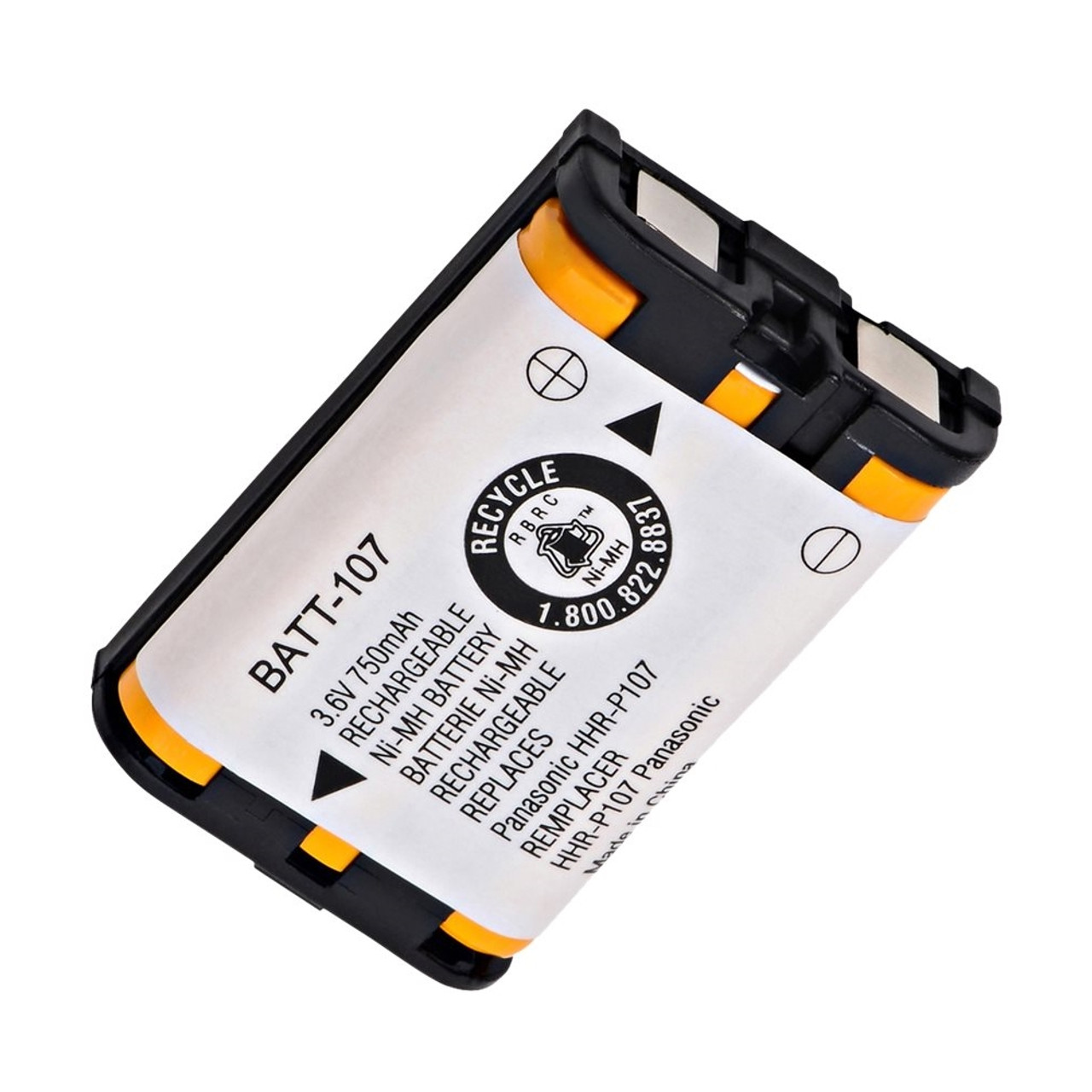 DENAQ - Nickel Metal Hydride Battery for Panasonic KX-TG3510, TG6051-02, TG6051-06 and TG6051-07