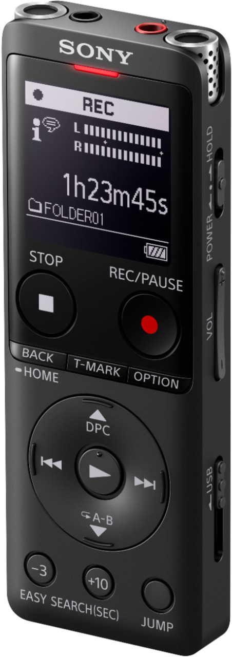 Sony - UX Series Digital Voice Recorder - Black