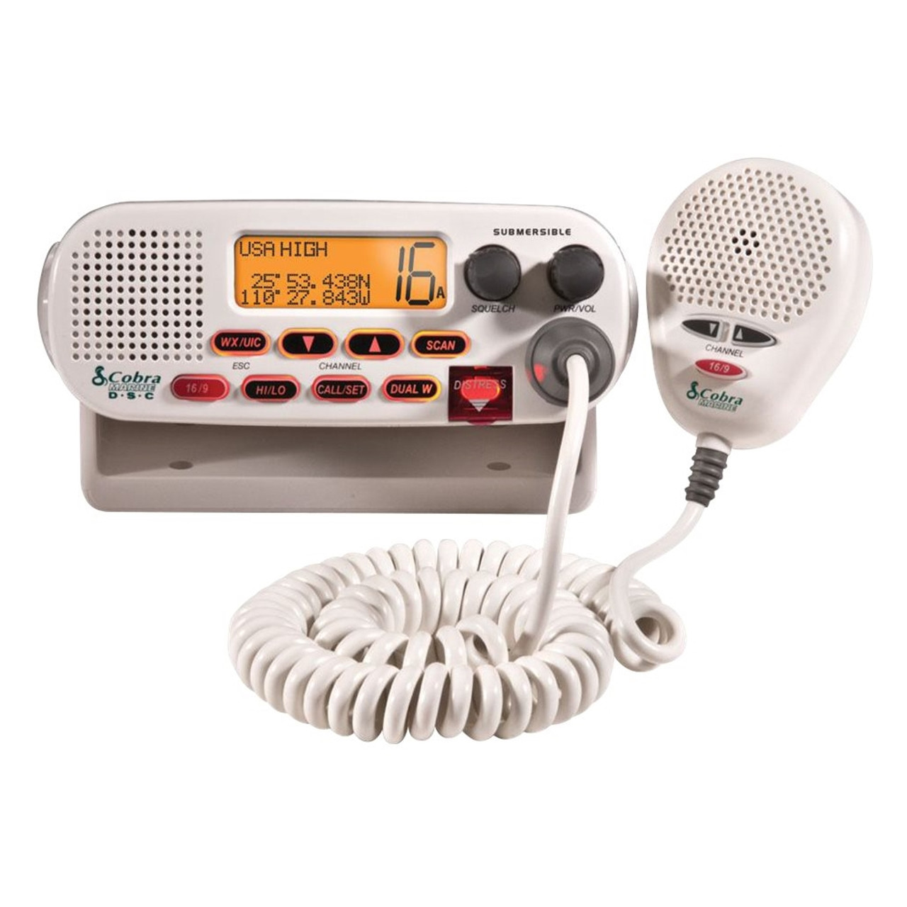 Cobra - Marine 2-Way Radio - White