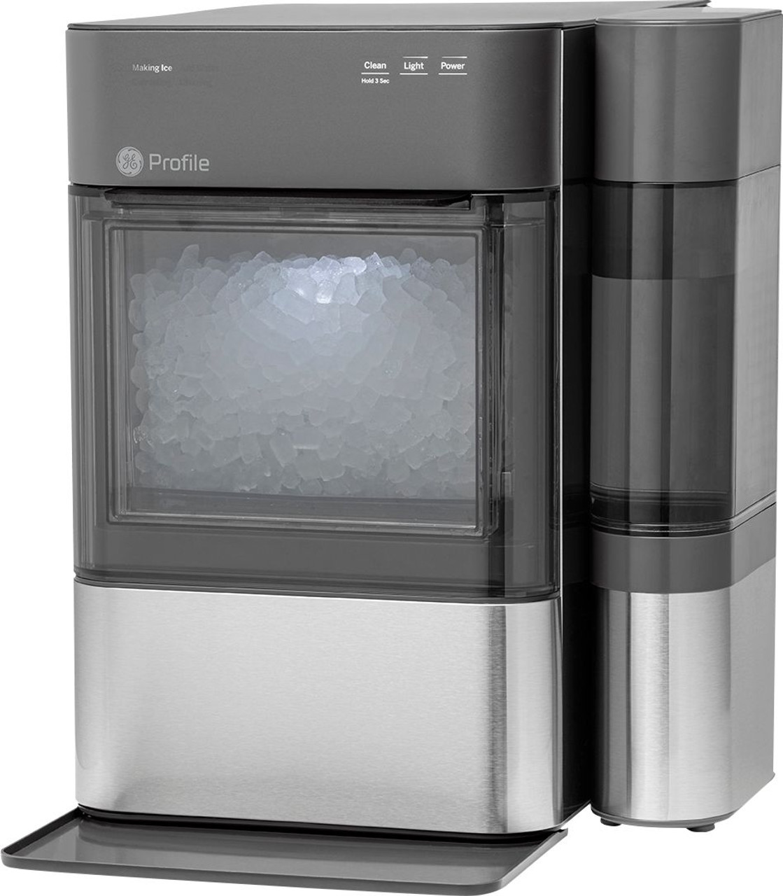 GE Profile - Opal 24-Lb. Portable Icemaker with Wifi - Stainless steel