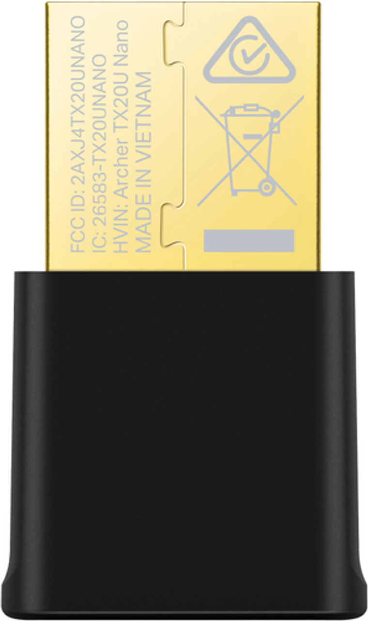 TP-Link - AX1800 Nano Wi-Fi 6 Wireless USB Adapter - Black