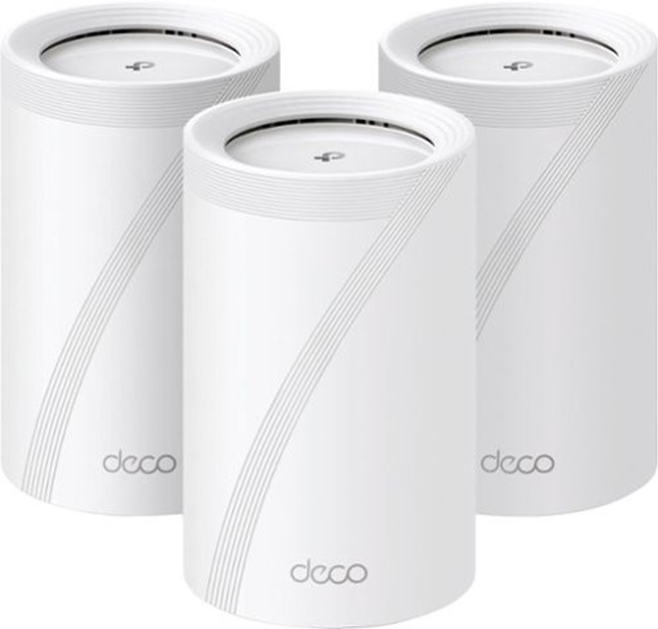 TP-Link - Deco BE11000 Tri-Band WiFi 7 Mesh System 3-pack - White