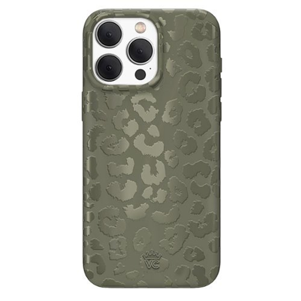 Velvet Caviar - Olive Leopard MagSafe iPhone 15 Pro Case - Olive Leopard