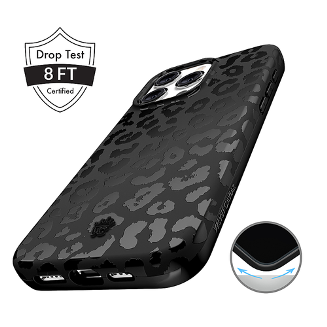 Velvet Caviar - Black Leopard MagSafe iPhone 15 Pro Max Case - Black Leopard