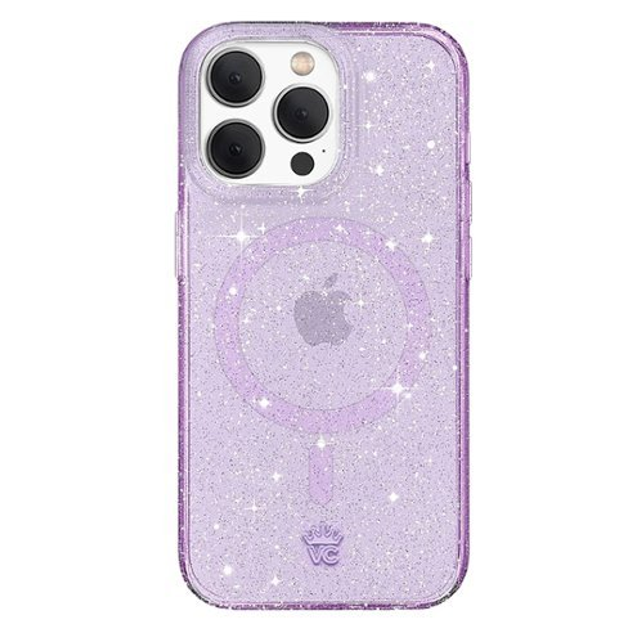 Velvet Caviar - Lilac Stardust Glitter MagSafe iPhone 15 Pro Case - Lilac Stardust Glitter