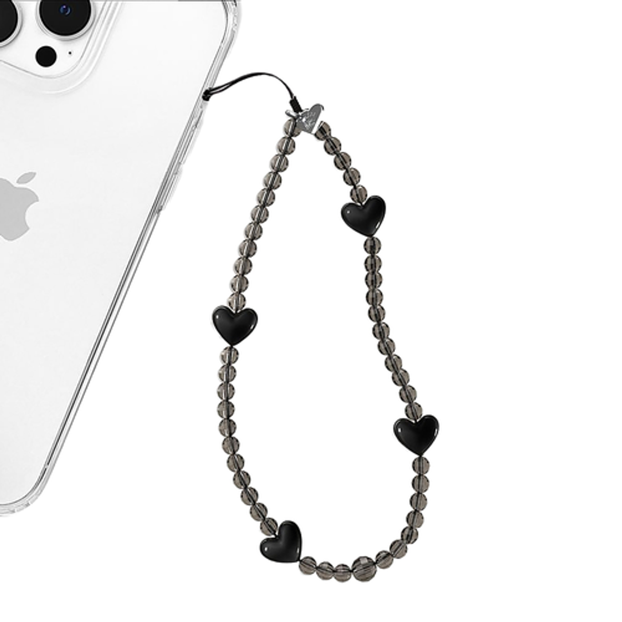 Velvet Caviar - Black Heart Phone Charm - Black Heart