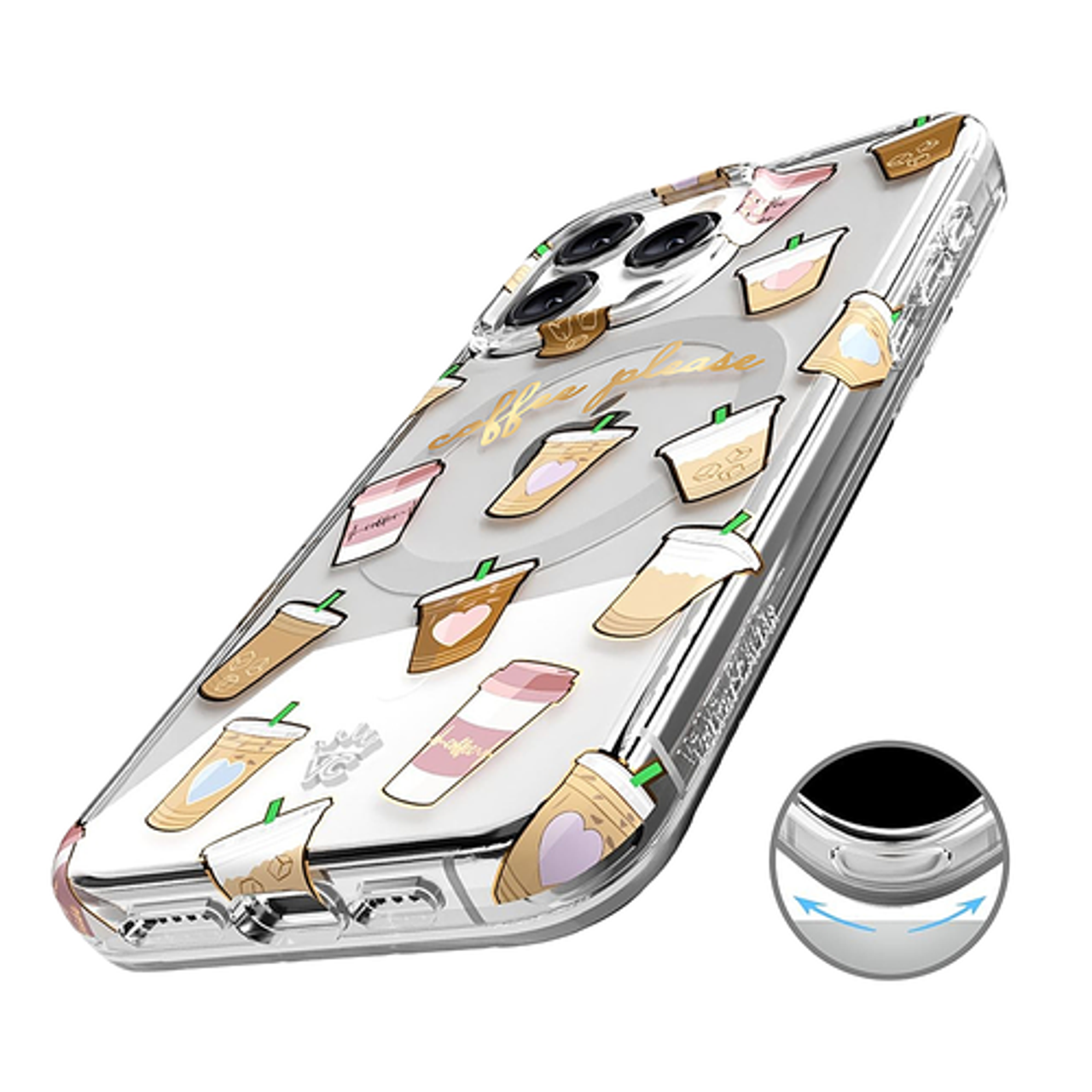 Velvet Caviar - Coffee First MagSafe iPhone 15 Pro Max Case - Coffee