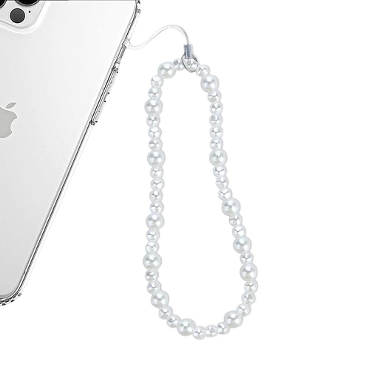 Velvet Caviar - White Pearl Phone Charm - White Pearl