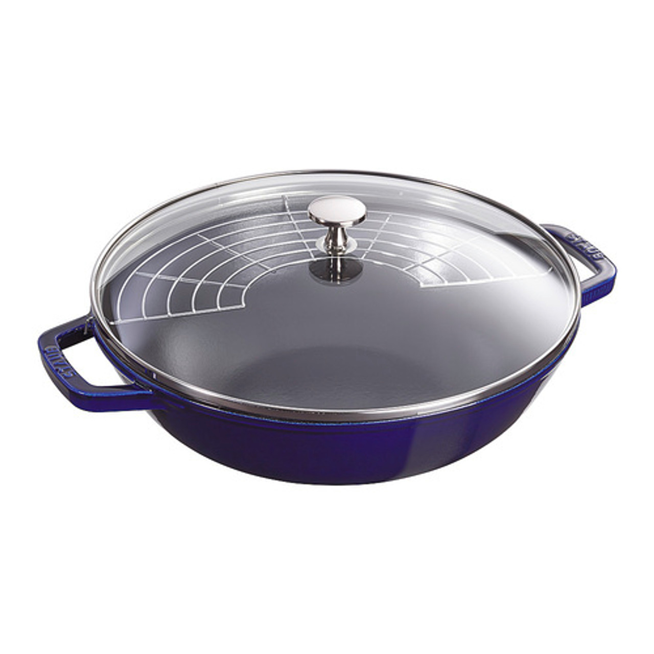 Staub Cast Iron 4.5-qt Perfect Pan - Dark Blue - Dark Blue