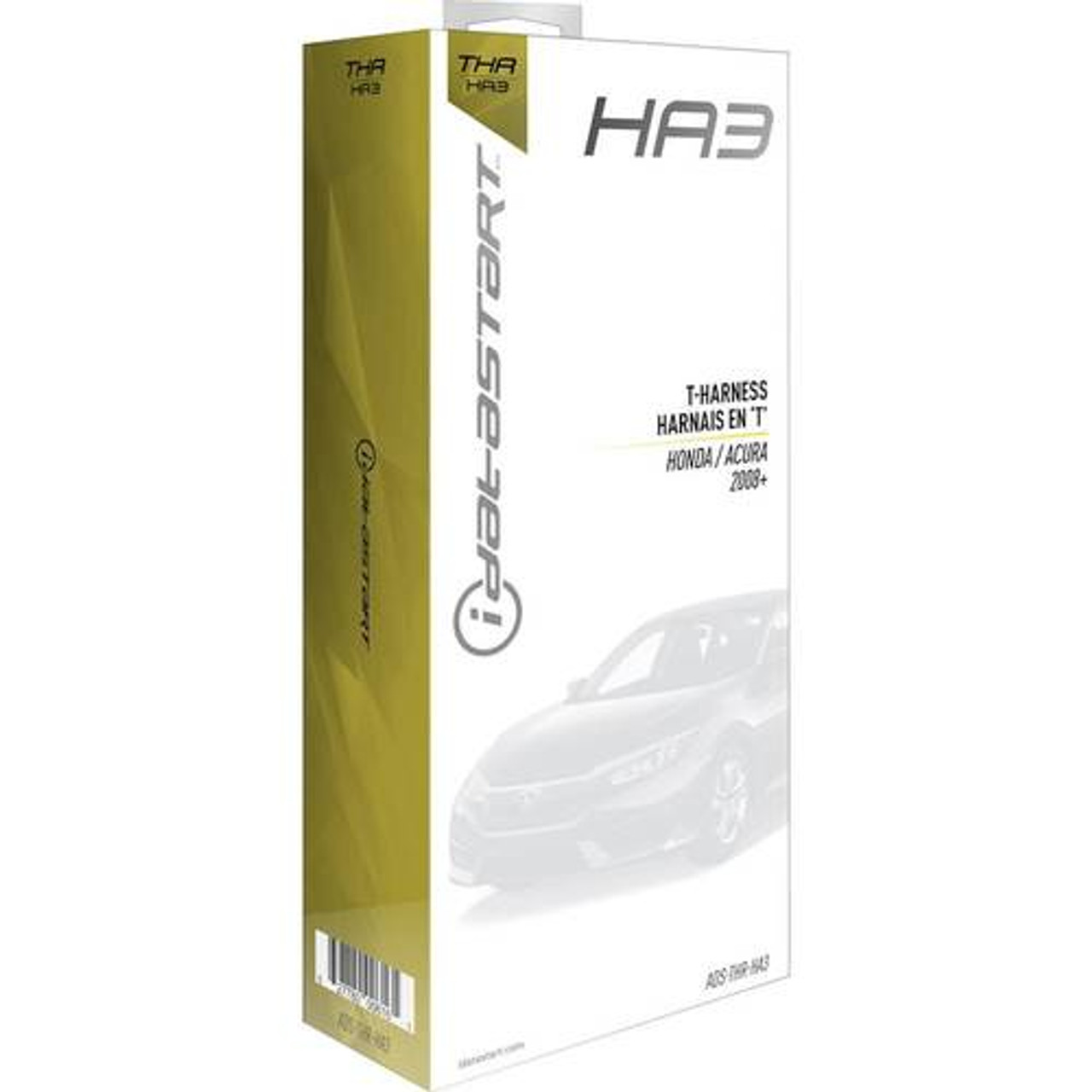 Compustar - iDataStart T-Harness for Select Honda and Acura Vehicles - Black