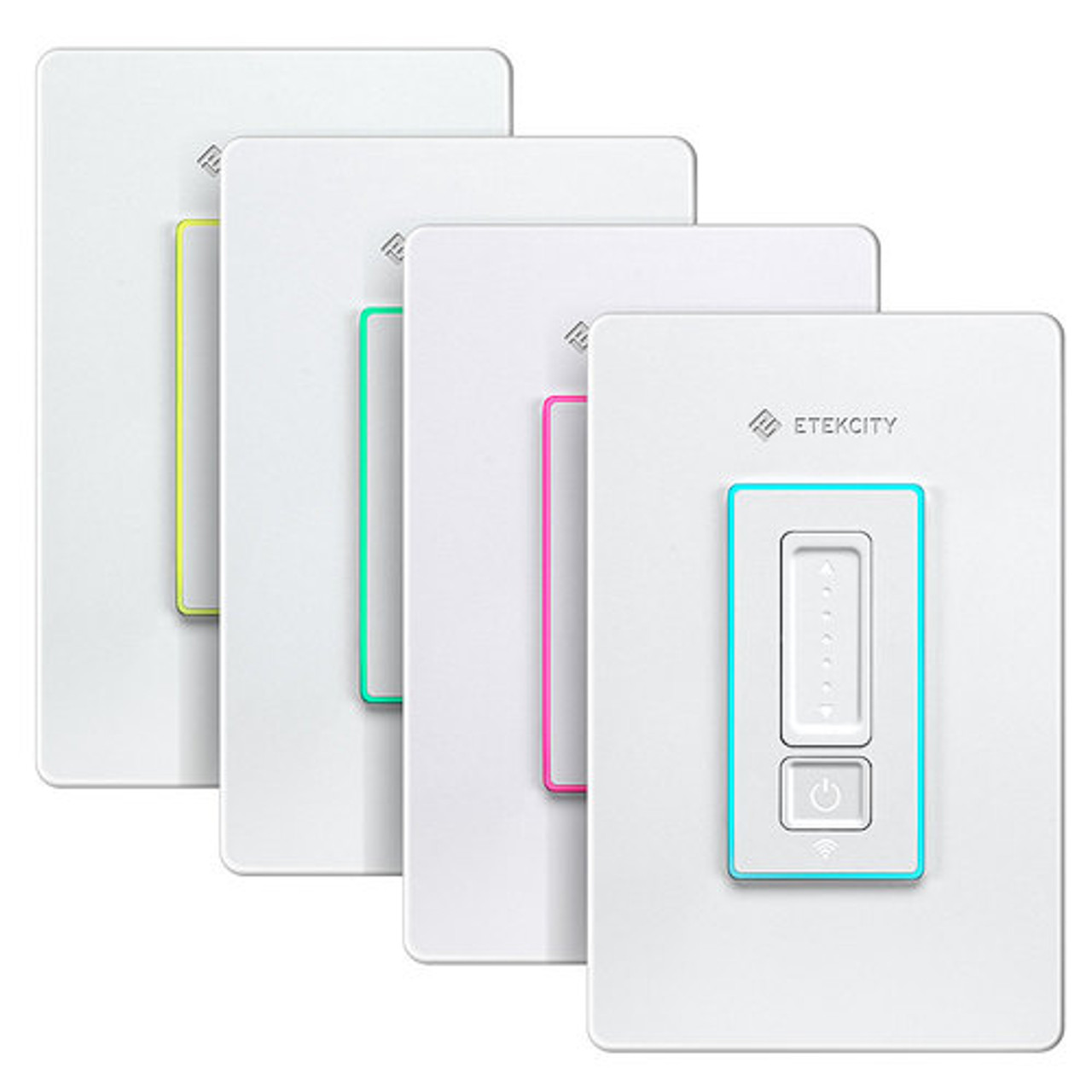 EtekCity - Smart WiFi Dimmer Switch (4-Pack) - White
