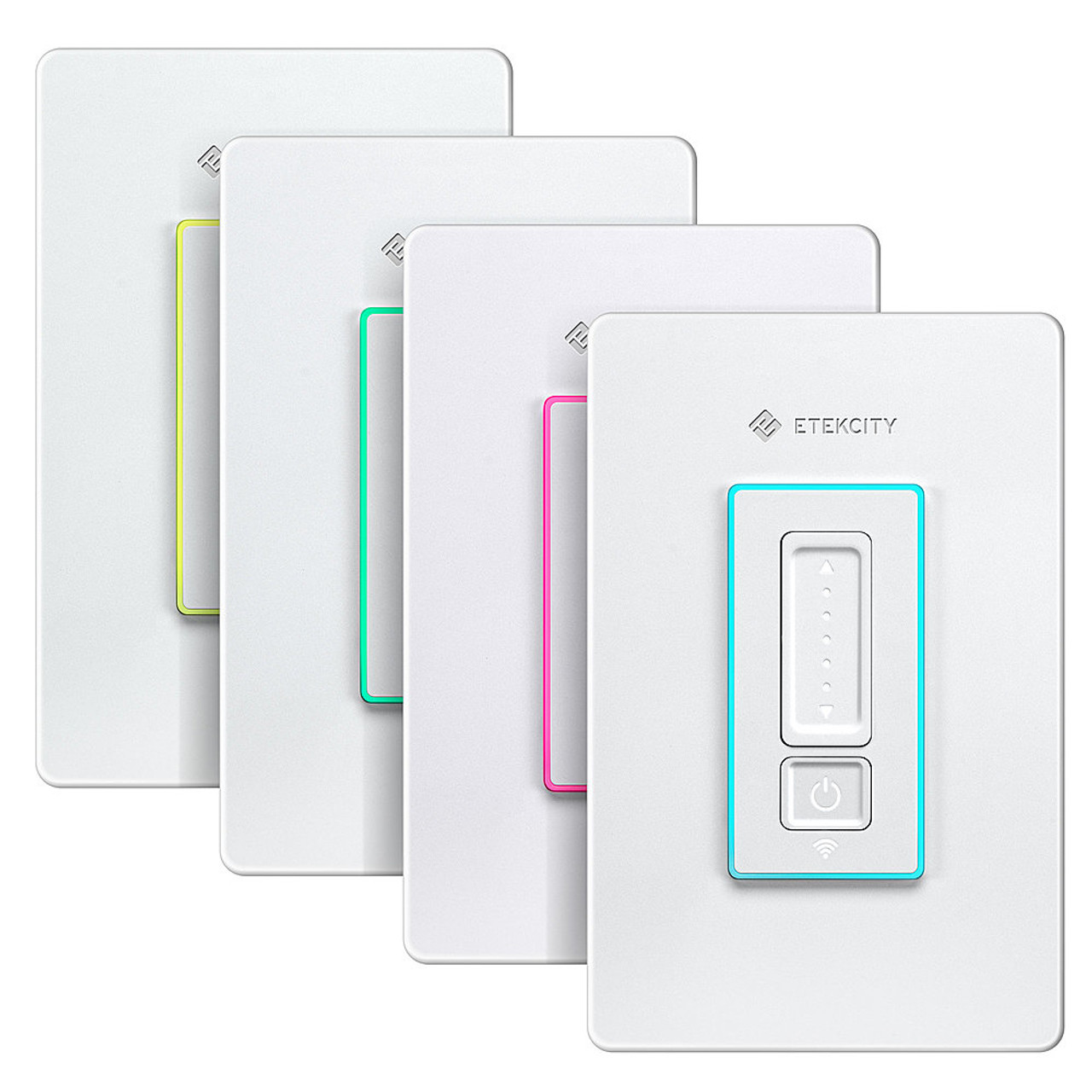 EtekCity - Smart WiFi Dimmer Switch (4-Pack) - White