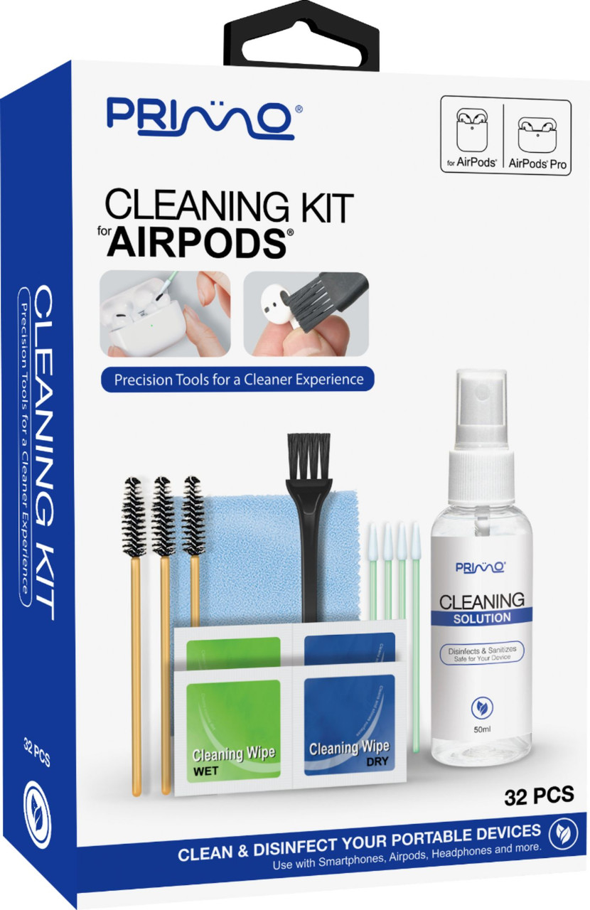 Just Wireless - Airpods Cleaning Kit - Clear