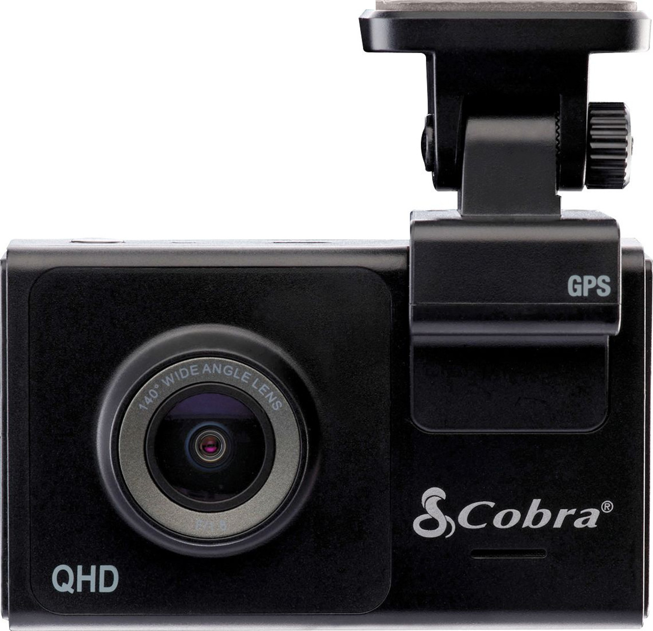 Cobra - SC 200D Dual-View Smart Dash Cam with Rear-View Accessory Camera - Black