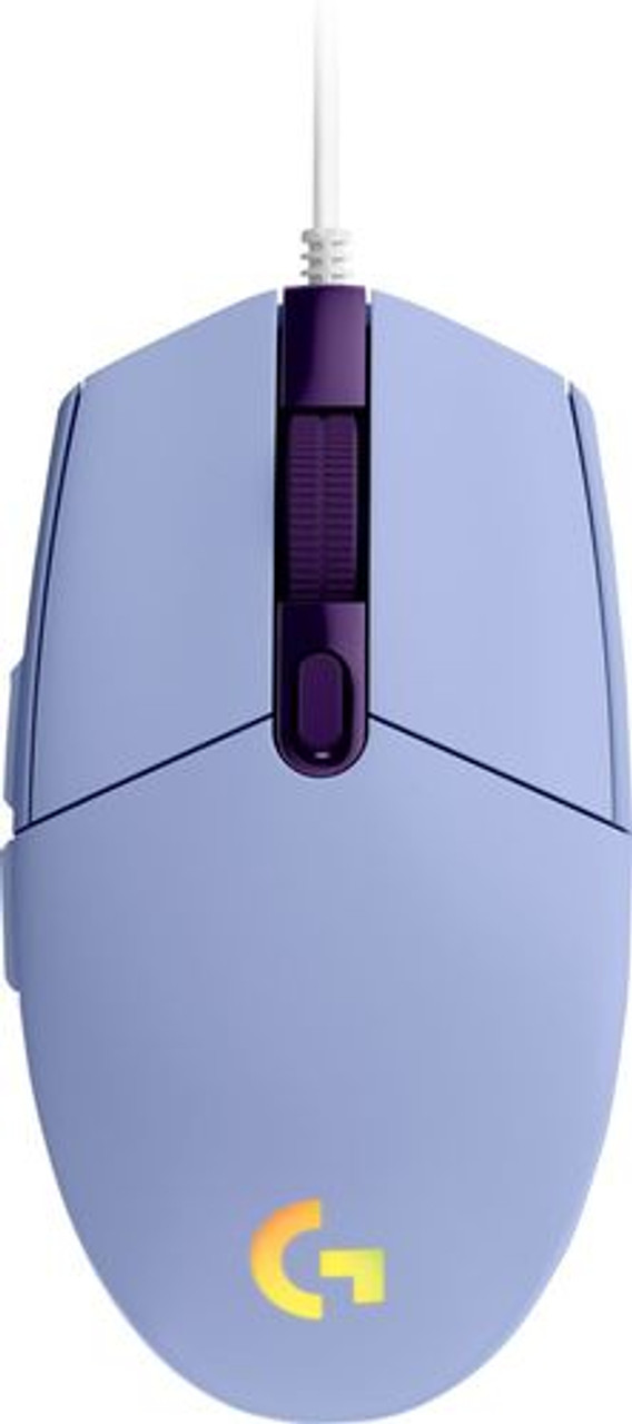 Logitech - G203 LIGHTSYNC Wired Optical Gaming Mouse - Lilac