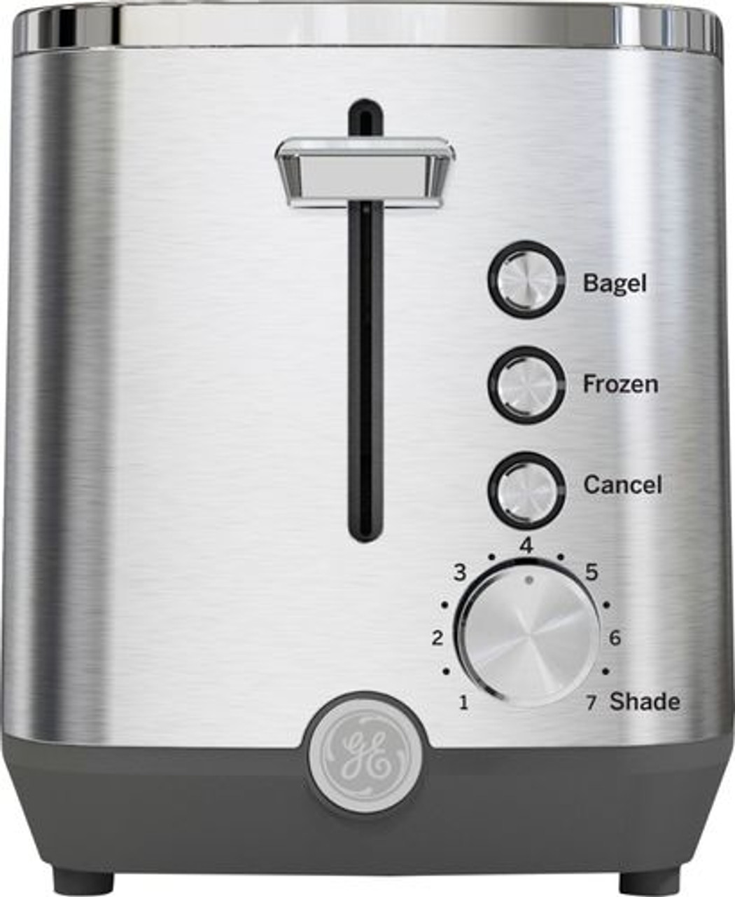 GE - 2-Slice Toaster - Stainless Steel