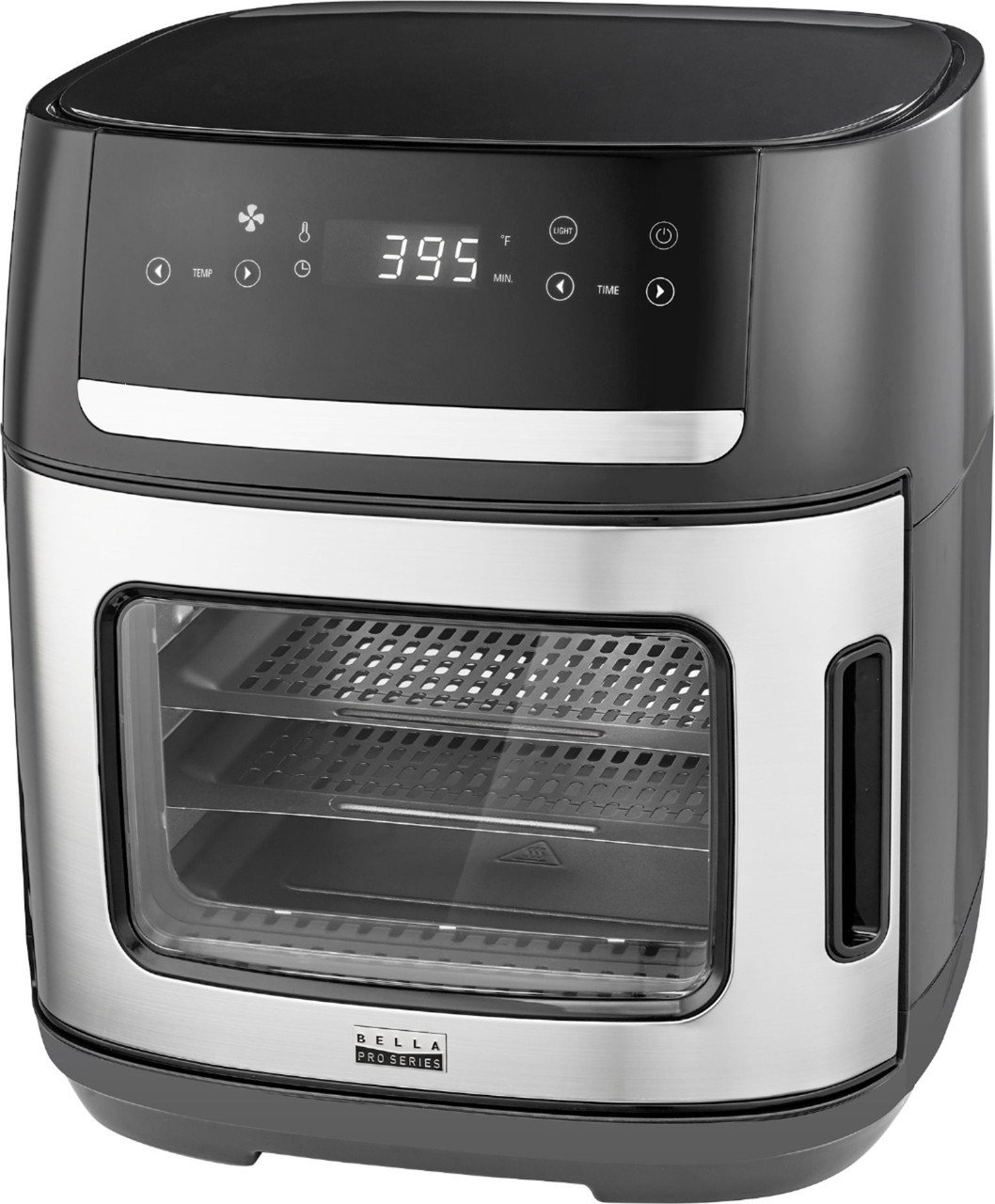 Bella Pro Series - 12.6-qt. Touchscreen Air Fryer Pizza Oven Dehydrator - Stainless Steel