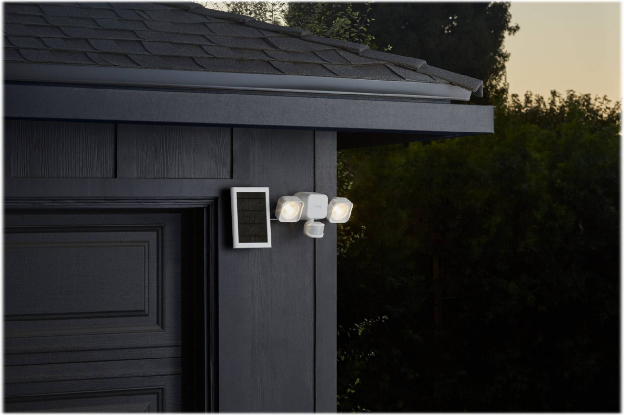 Ring - Smart Lighting Solar Floodlight - White