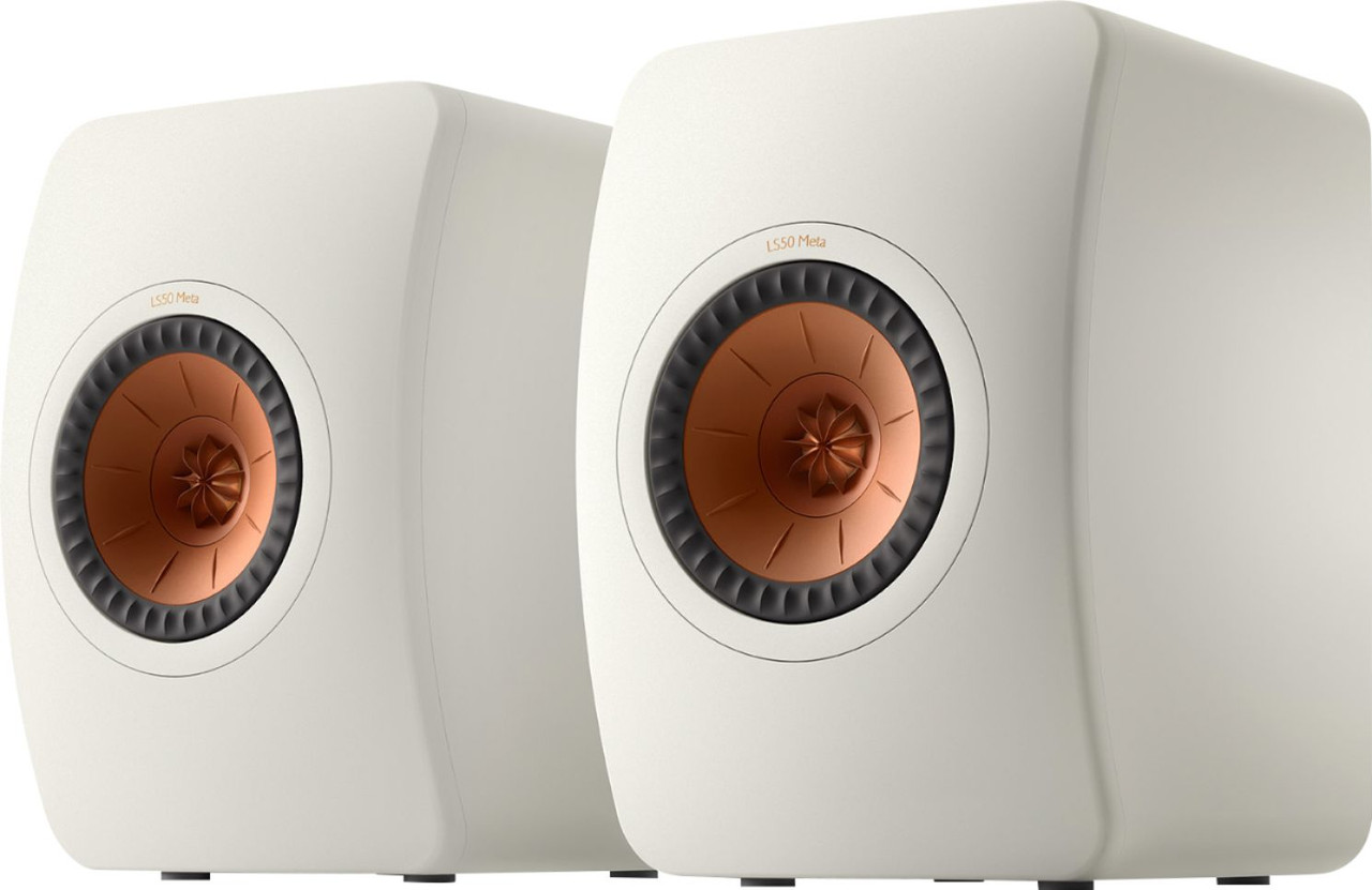 KEF LS50META Bookshlef Speakers Pair - White