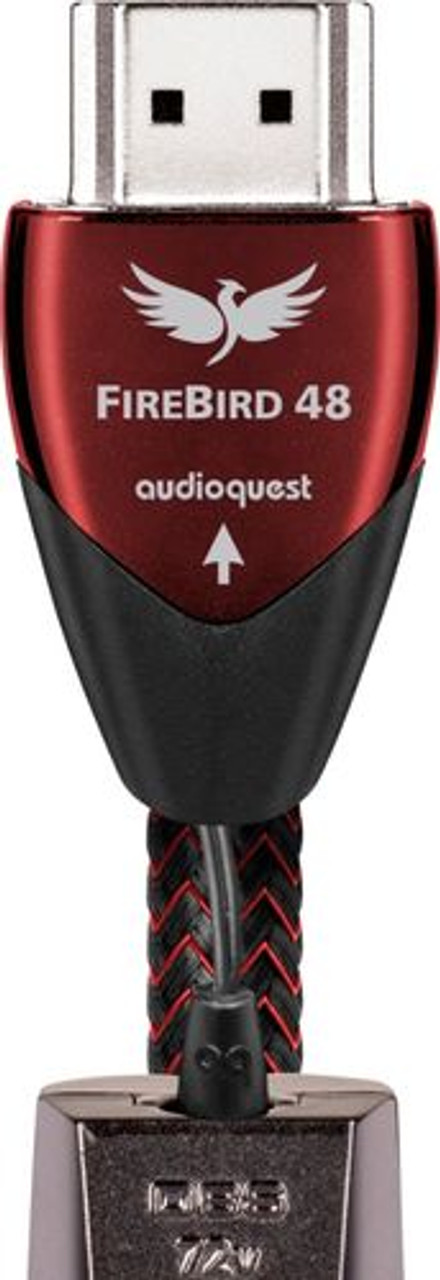 AudioQuest - FireBird 5' 4K-8K-10K 48Gbps HDMI Cable - Red/Black