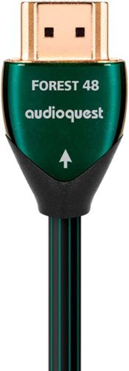 AudioQuest - Forest 2.5' 8K-10K 48Gbps In-Wall HDMI Cable - Green/Black