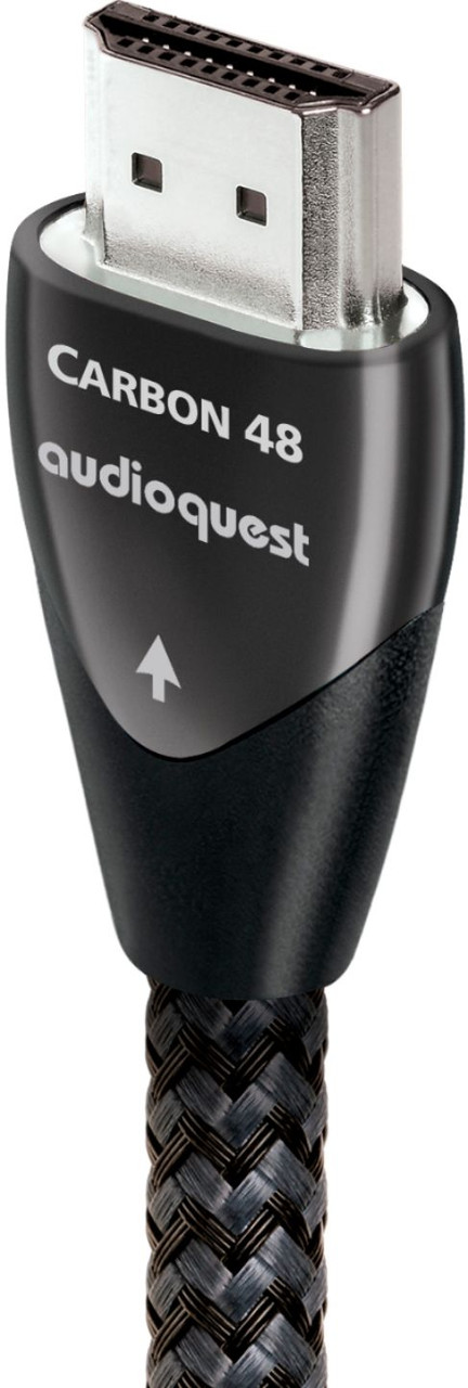 AudioQuest - Carbon 5' 8K-10K 48Gbps HDMI Cable - Gray/Black