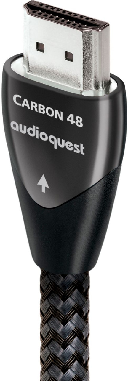 AudioQuest - Carbon 7.5' 8K-10K 48Gbps  HDMI Cable - Gray/Black