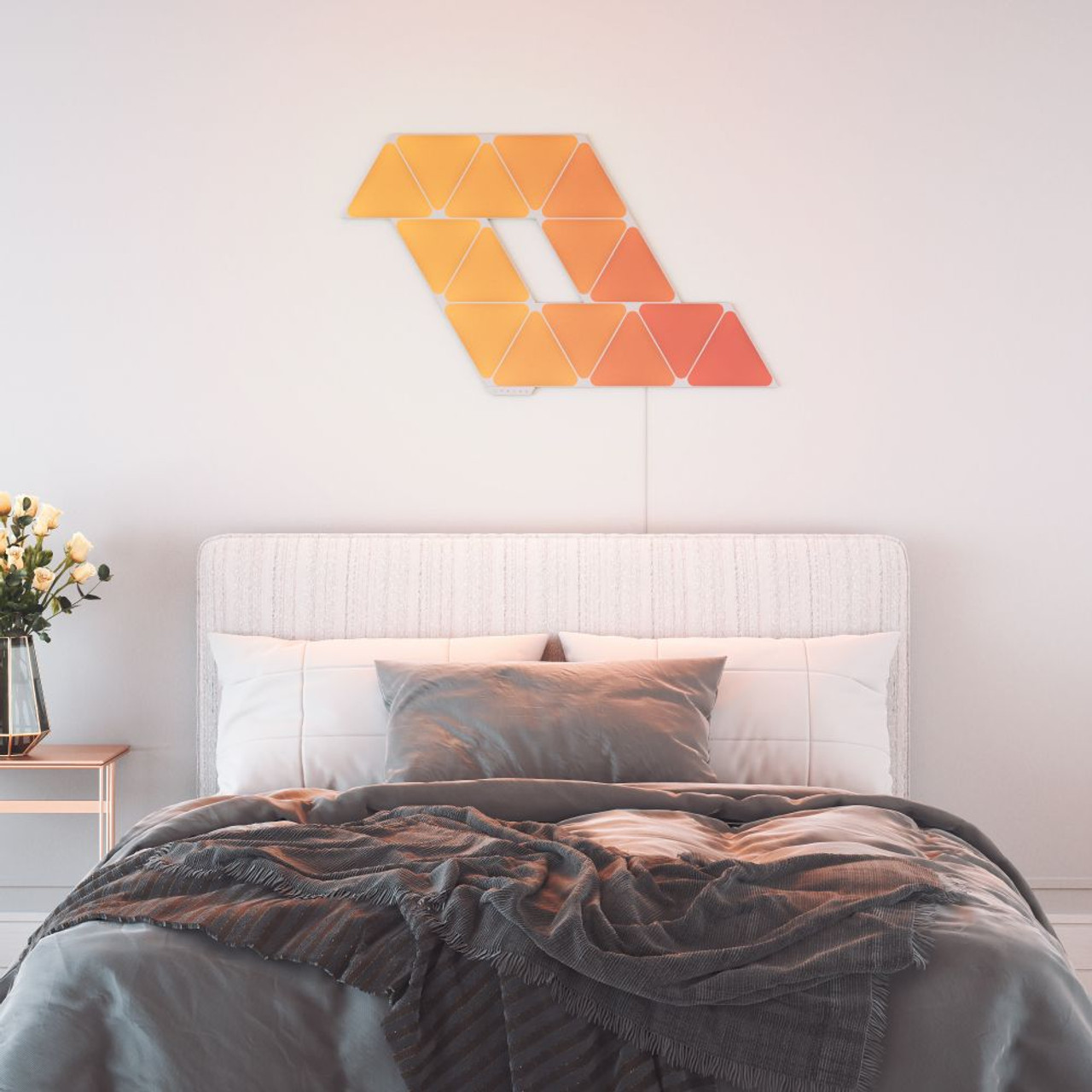 Nanoleaf Shapes - Triangles Smarter Kit (7 panels) - Multicolor