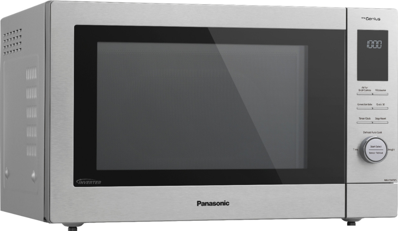 Panasonic - Slimline Combi 1.2 Cu. Ft. Convection Microwave with Sensor Cooking and Grilling