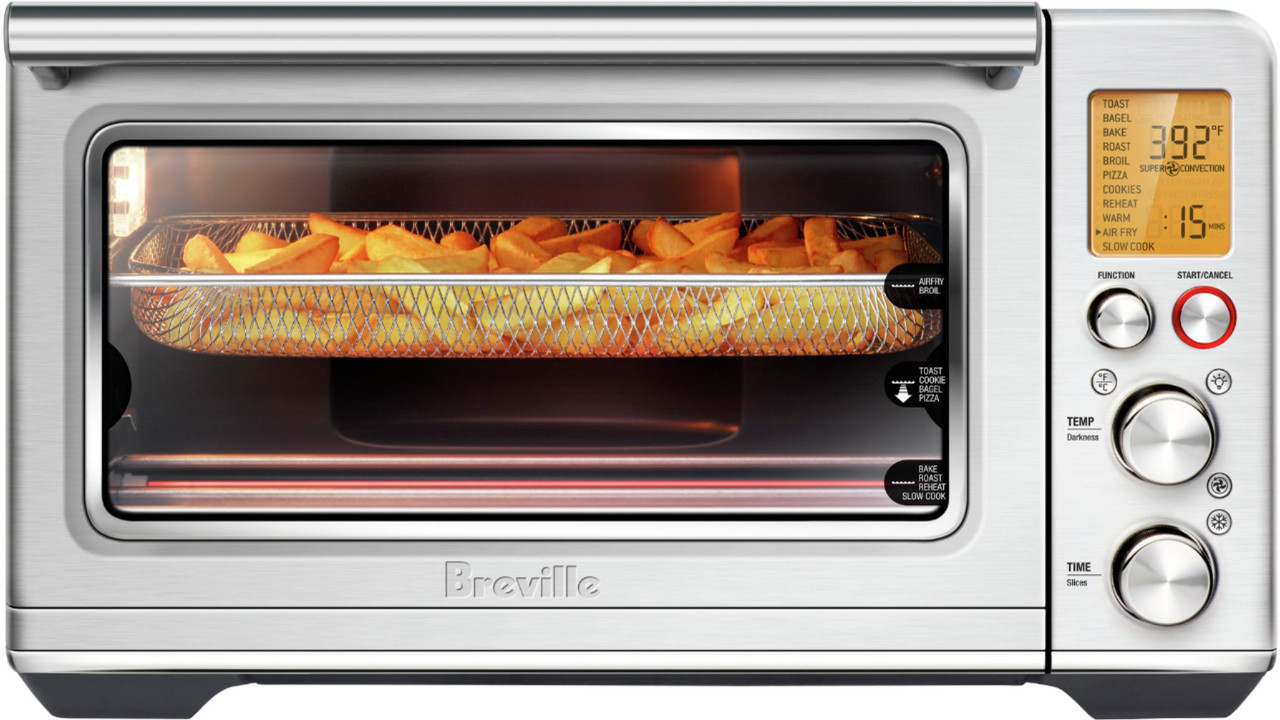 the Breville Smart Oven Air Fryer - Brushed Stainless Steel