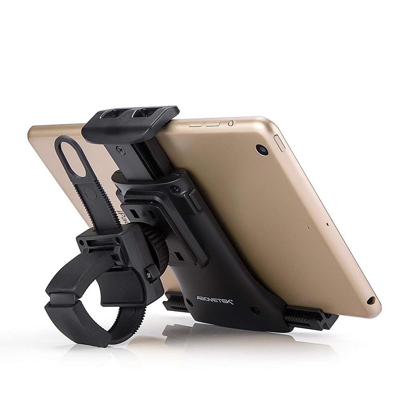 AboveTEK - Gym Bike Handlebar Phone/Tablet Holder - Black