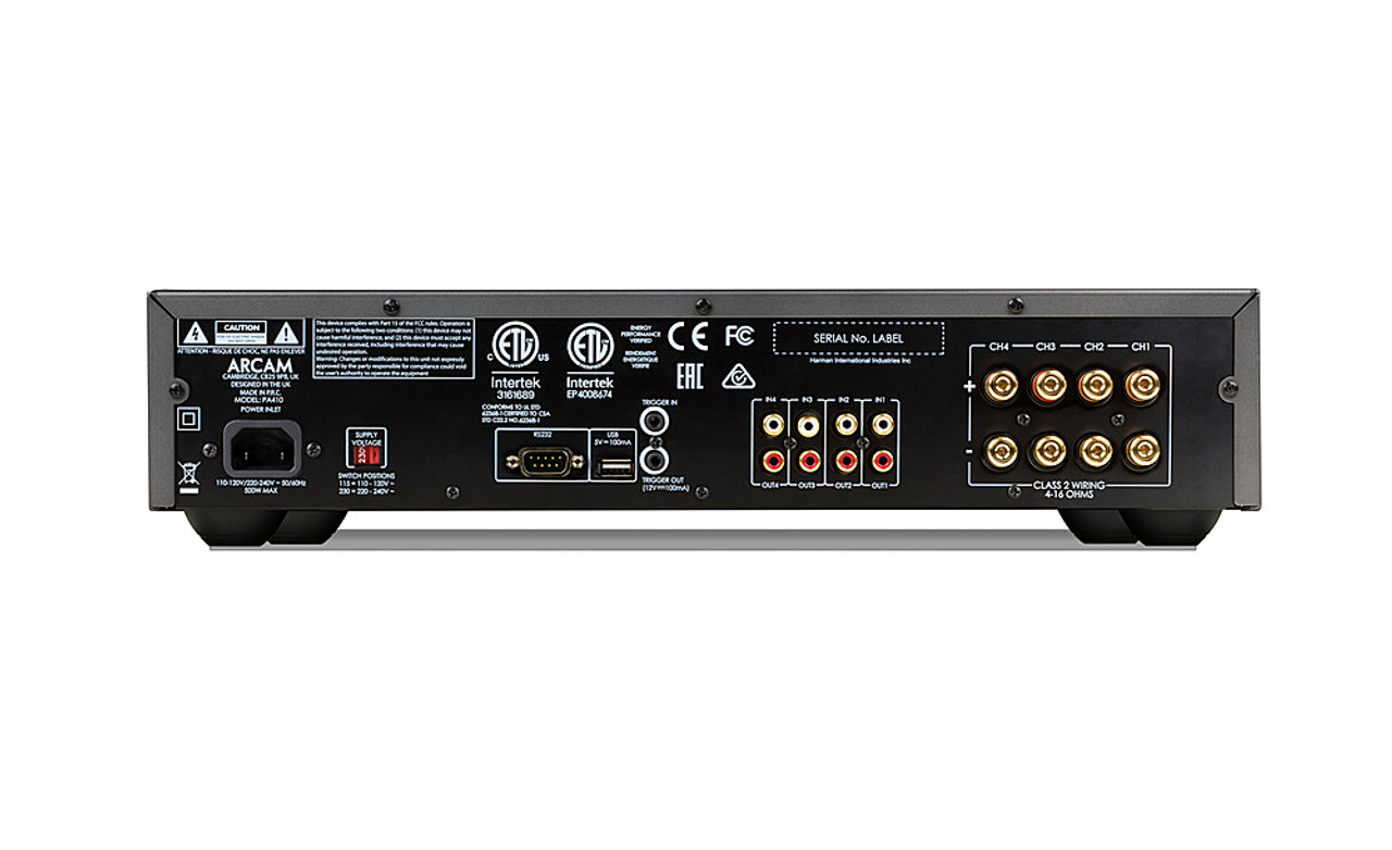 Arcam PA410 280W 4.0-Ch. Power Amplifier - Gray
