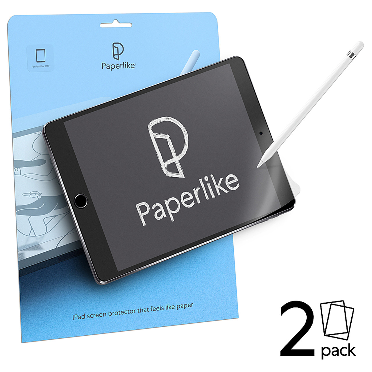 Paperlike - Screen Protector for Apple iPad Mini 2019 - Clear