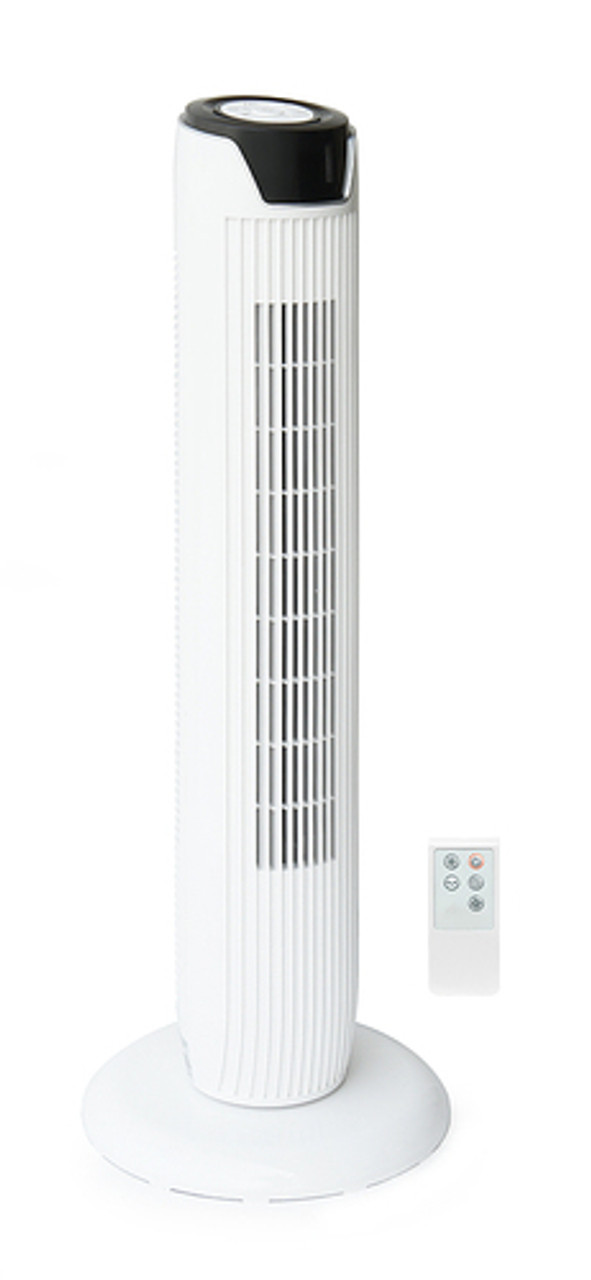 Sunpentown - Tower Fan with Remote and Timer - White - White