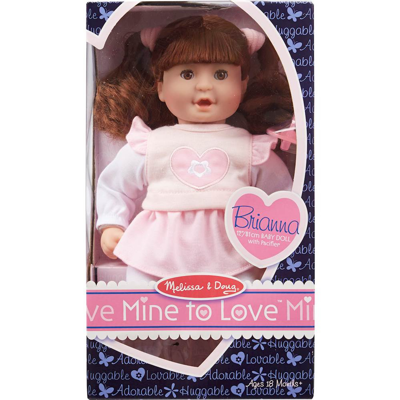 Melissa & Doug - Mine to Love Brianna 12" Doll - Pink