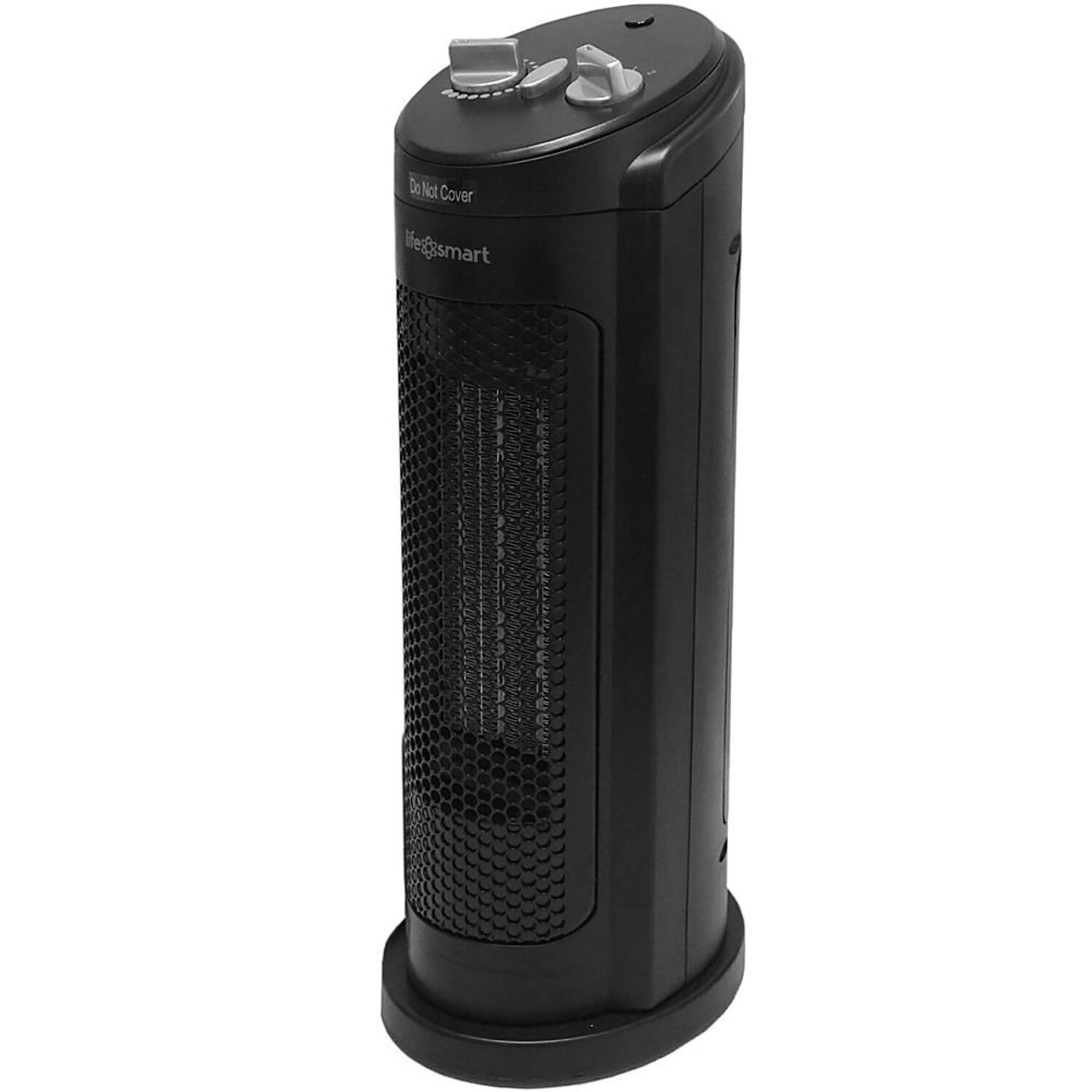 Lifesmart - 1500W 16 Inch Tower PTC Heater with Oscillation - Black